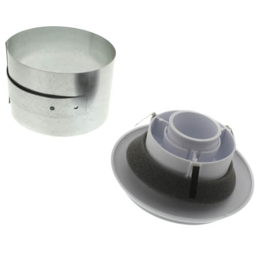 Main product image of CG Series Adjustable Plastic Supply/Exhaust Contour Grille w/ Metal Mounting Collar for 5" Duct