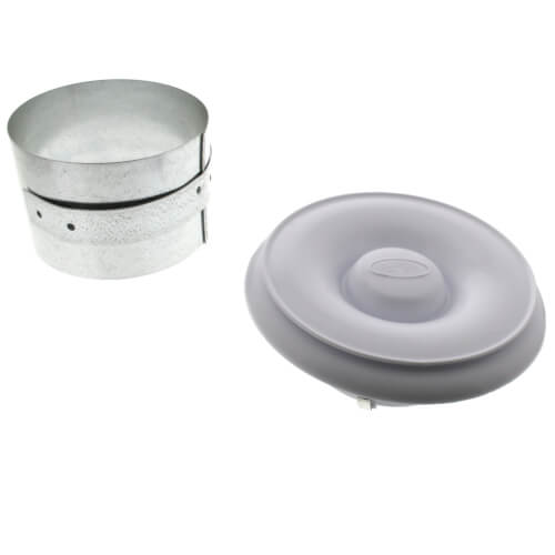 Main product image of CG Series Adjustable Plastic Supply/Exhaust Contour Grille w/ Metal Mounting Collar for 5" Duct