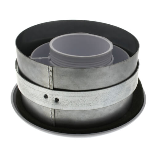 Main product image of CG Series Adjustable Plastic Supply/Exhaust Contour Grille w/ Metal Mounting Collar for 6" Duct
