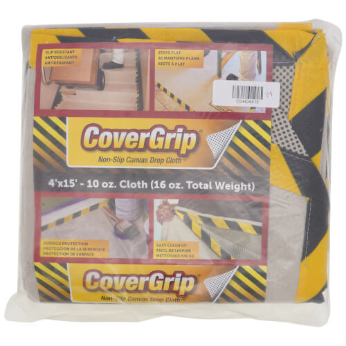 CGHD4X15 Supco CGHD4X15 CoverGrip Safety Drop Cloth (4' x 15')