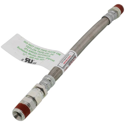Main product image of 1/2" x 12" ChamFlex Hose Swivel MNPT X Fixed MNPT