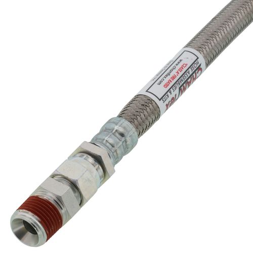 Main product image of 1/2" x 12" ChamFlex Hose Swivel MNPT X Fixed MNPT