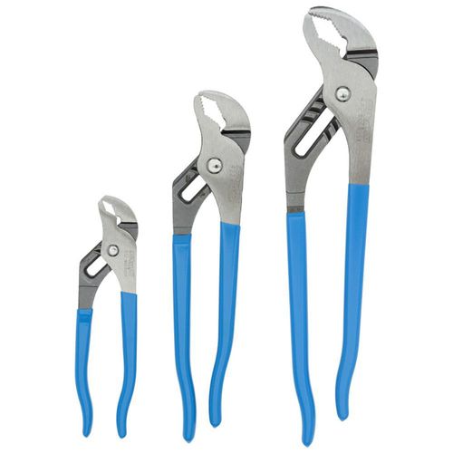 Main product image of 3 Piece V-Jaw Tongue & Groove Pliers Set