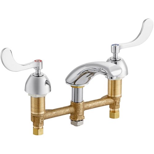 Main product image of Deck-Mounted Bathroom Faucet w/ 8" Centers (Polished Chrome), 404-317ABCP