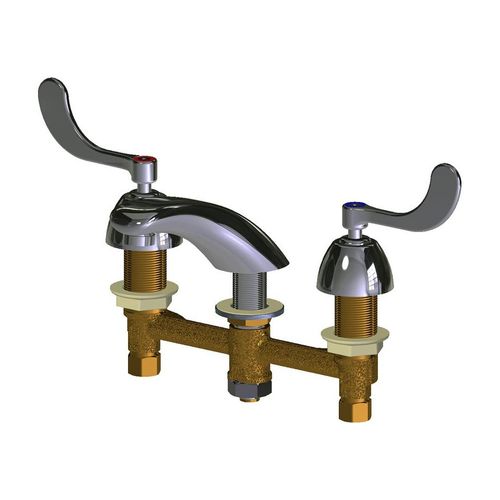 Main product image of Deck-Mounted Bathroom Faucet w/ 8" Centers (Polished Chrome), 404-V317ABCP
