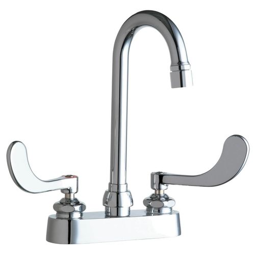 Main product image of Deck-Mounted Bathroom Faucet w/ 4" Centers (Polished Chrome), 895-317E2805-5ABCP