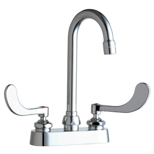 Main product image of Deck-Mounted Kitchen Bar Faucet w/ 4" Centers (Polished Chrome), 895-317E35XKABCP