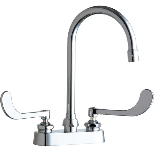 Main product image of Deck-Mounted Bathroom Faucet w/ 4" Centers (Polished Chrome), 895-GN2AE3-319ABCP