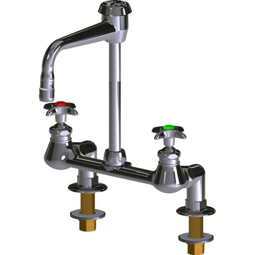 Main product image of Deck-Mounted Manual Laboratory Faucet w/ 8" Centers (Polished Chrome), 947-E3-2ABCP