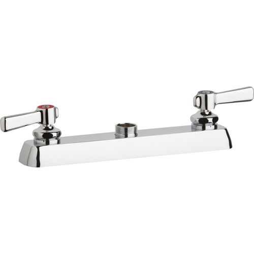 Main product image of Workboard Faucet, Deck Mount, 8" Centers, Less Spout (Polished Chrome), W8D-LES369AB