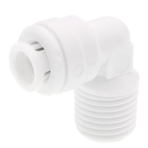 Main product image of 1/4" OD x 1/4" NPTF Speedfit Rigid 90-Degree Elbow (Acetal)