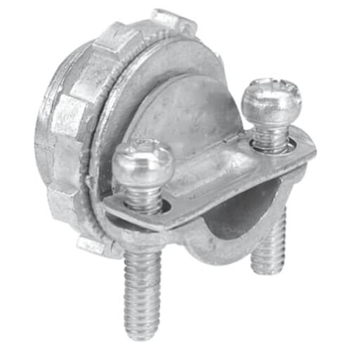 Main product image of 1" 2-Screw Loomex Cable Connector (Zinc)