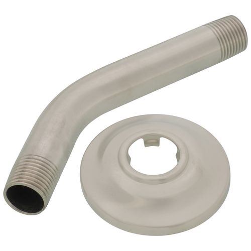 Main product image of Brushed Nickel 6" Shower Arm & Flange, CL10154BN