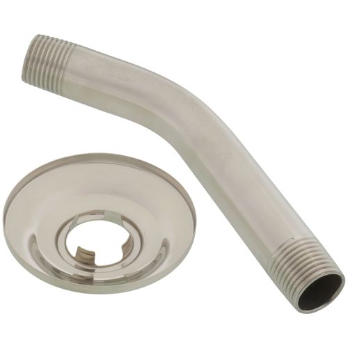 Main product image of Brushed Nickel 6" Shower Arm & Flange, CL10154BN