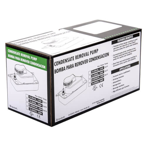 Main product image of Medium Low Pro Condensate Pump, 20 Ft Shutoff (1/30 HP, 115V)