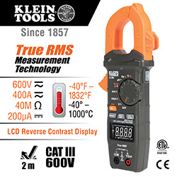 Main product image of AC/DC Digital Clamp Meter, 400A Auto-Ranging
