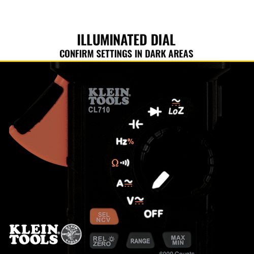 Main product image of Digital Pro Clamp Meter AC/DC Auto-Ranging w/ Worklight