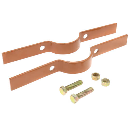 2-1/2" Copper Epoxy Coated Riser Clamp