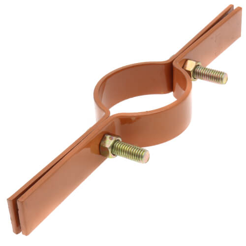2-1/2" Copper Epoxy Coated Riser Clamp