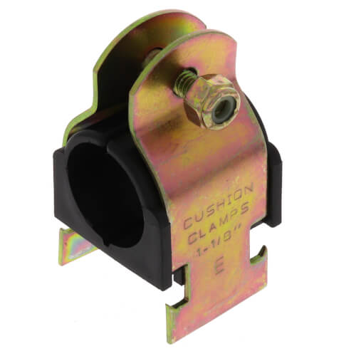 Main product image of 1-1/8" OD Electro-Galvanized Strut Cushion Clamp