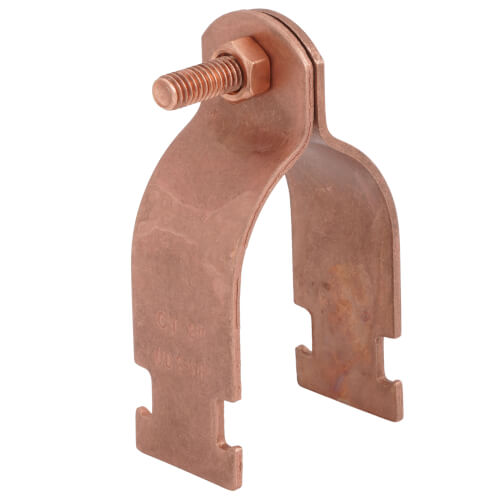 Main product image of 2" Copper Epoxy Coated Multi-Strut Pipe Clamp