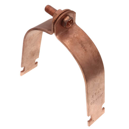 Main product image of 4" Copper Epoxy Coated Multi-Strut Pipe Clamp