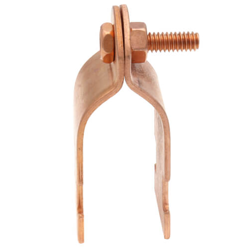 Main product image of 1-1/4" Copper Epoxy Coated Multi-Strut Pipe Clamp