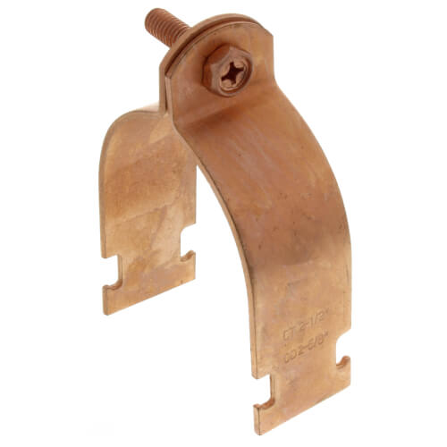 Main product image of 2-1/2" Copper Epoxy Coated Multi-Strut Pipe Clamp