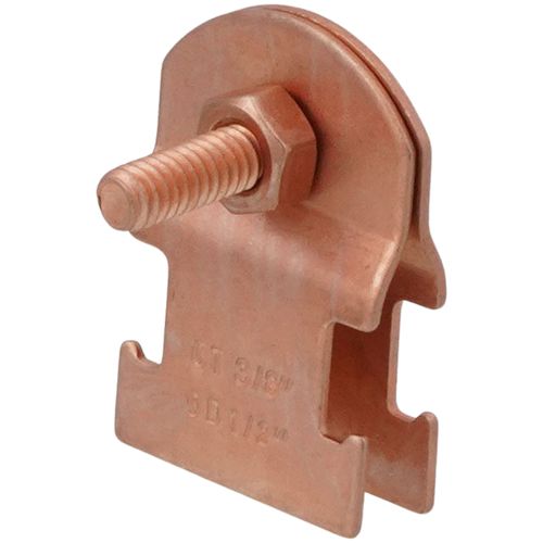 Main product image of 3/8" Copper Epoxy Coated Multi-Strut Pipe Clamp