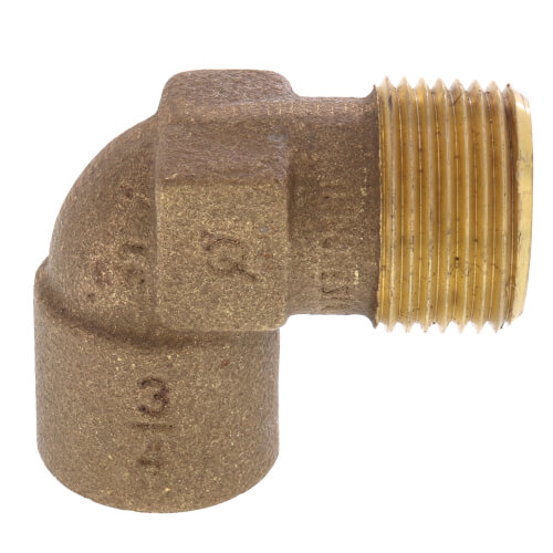 JTM Female Threaded Brass 90 Degree Elbow - 3 Inch