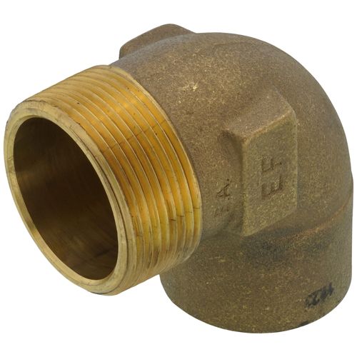 Main product image of 1-1/2" C x M Cast Brass 90-Degree Elbow (Lead Free)