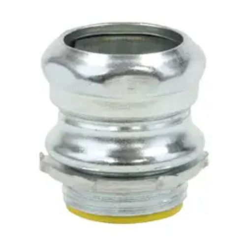 Main product image of 3-1/2" Insulated Steel EMT Concrete Tight Compression Connector