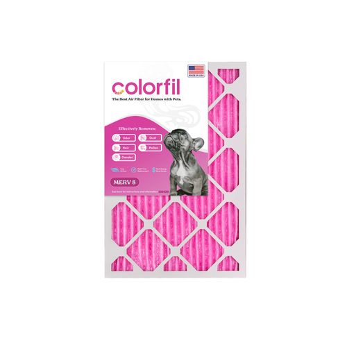 Main product image of 14" x 25" x 1" Color Changing Air Filter for Home & Pet Odors (MERV8)