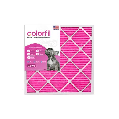 Main product image of 24" x 24" x 1" Color Changing Air Filter for Home & Pet Odors (MERV8)