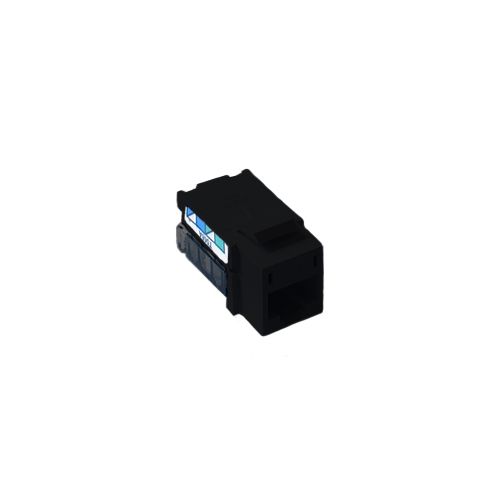 Main product image of 8 Conductor RJ45 Telephone Jack, Category 5e (Black)