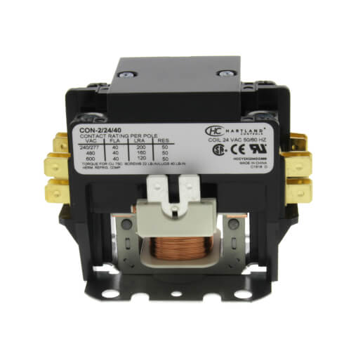 Main product image of 2 Pole Contactor (24V, 40 Amp)