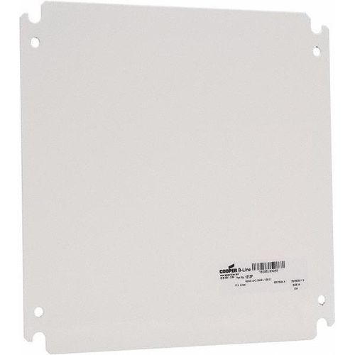Main product image of 10" OAW X 10" OAH Powder Coat Finish Electrical Enclosure, Nonperforated Panel