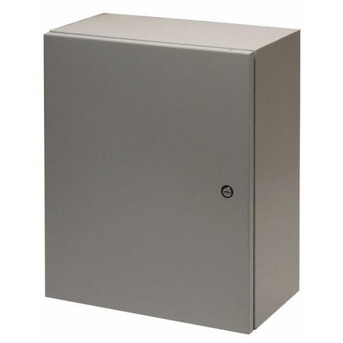 Main product image of 12" Wide, 16" High, 6" Deep, Steel Electrical Enclosure, Nema 12 & 4