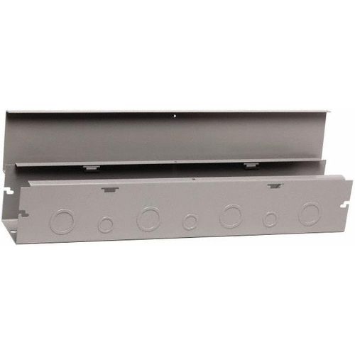 Main product image of 4" High X 102Mm Wide X 12" Long, Screw Mount Solid Wall Wire Duct (Gray)