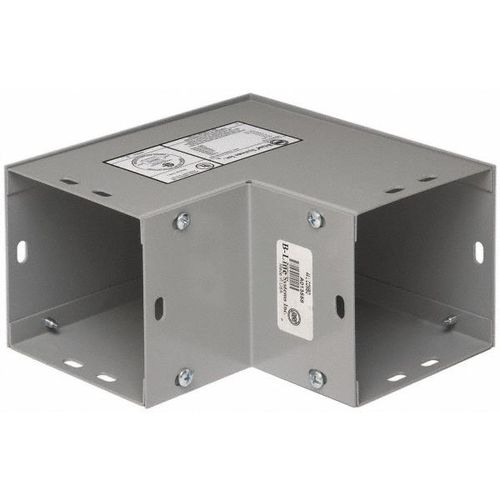 Main product image of 4" Wide X 4" High, Raceway 90° Elbow End, Side Opening (Gray)