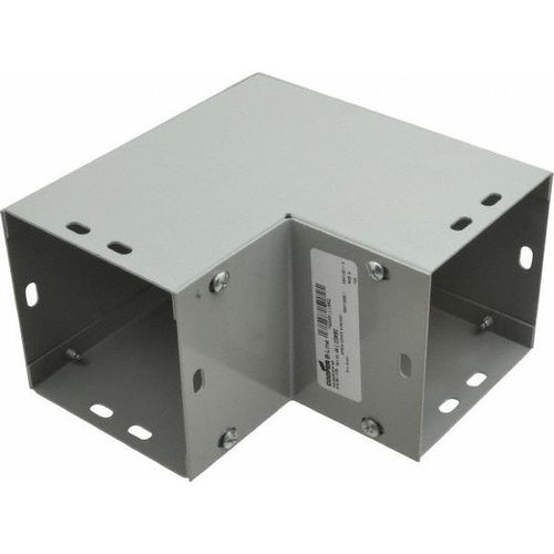 Main product image of 4" Wide X 4" High, Raceway 90° Elbow End, Combo Opening (Gray)