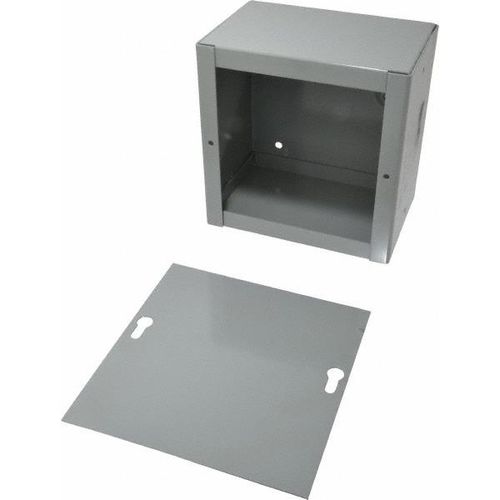 Main product image of 6" Wide, 6" High, 4" Deep, Steel Junction Box Enclosure, Nema 1, No Knockout