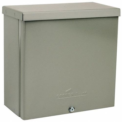 Main product image of 8" Wide, 8" High, 4" Deep, Steel Junction Box Enclosure, Nema 3R