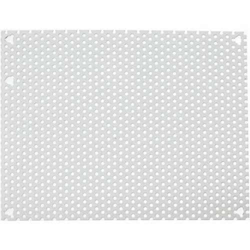 Main product image of 6-7/8" OAW X 8-7/8" OAH Powder Coat Finish Electrical Enclosure Perforated Panel