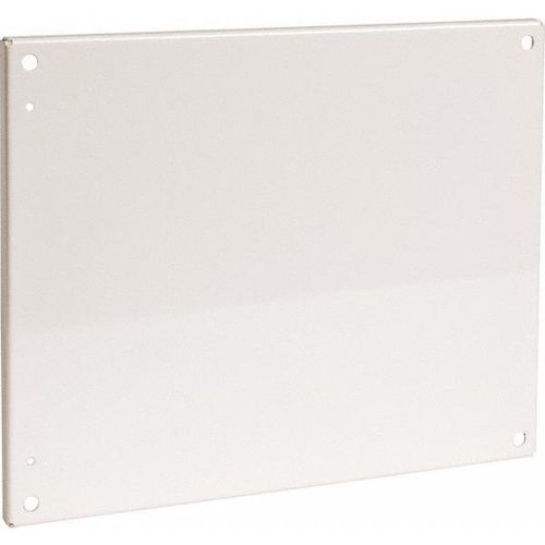 Main product image of 16-7/8" OAW X 20-7/8" OAH Powder Coat Finish Electrical Enclosure, Flanged Panel