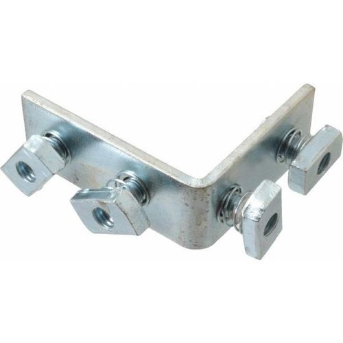Main product image of 4 Hole 4.12" H X 4.12" L X 1.62" W 90° Pre-Assembled Corner Angle, Electro Plated (Steel)