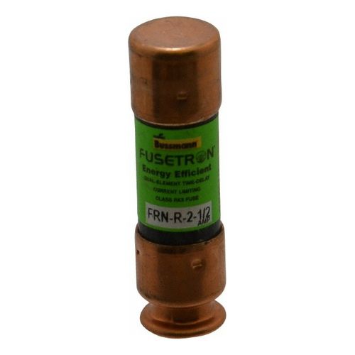 Main product image of Cartridge Time Delay Fuse, RK5, 2.5 A, 50.8 mm Overall Length, 14.3 mm Diameter 20 kA at DC & 200 (RMS)