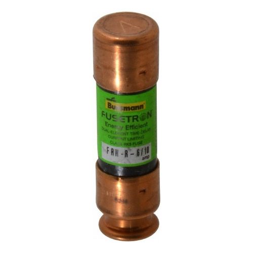 Main product image of Cartridge Time Delay Fuse, RK5, 0.6 A, 50.8 mm Overall Length, 14.3 mm Diameter 20 kA at DC & 200 (RMS)