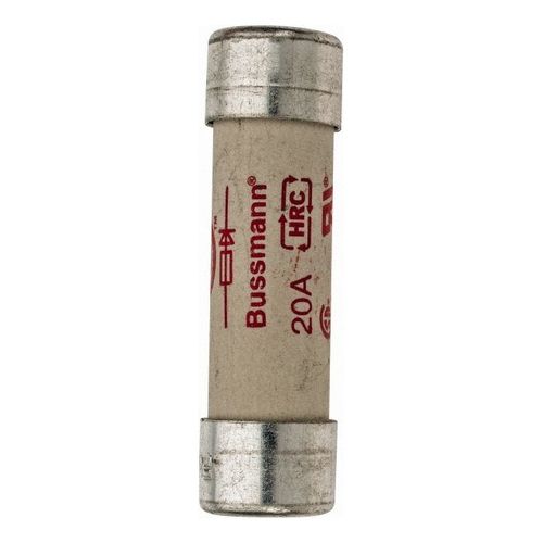 Main product image of Cartridge Fast-Acting Fuse, 20 A, 50.8 mm Overall Length, 14.3 mm Diameter 500V, 200 (RMS) & 50 kA at DC