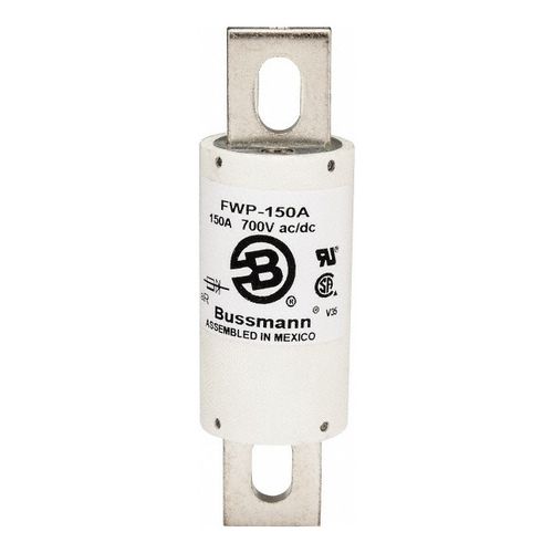 Main product image of Cartridge Fast-Acting Fuse, 150 A, 5-3/32" Overall Length, 1-1/2" Diameter 200 (RMS) & 50 kA at DC